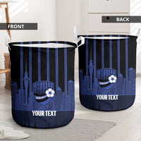 New Zealand Auckland Football Custom Laundry Basket Go City of Sails Est 2025 LT14 - Polynesian Pride
