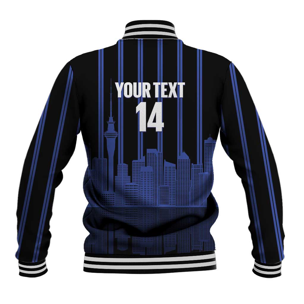New Zealand Auckland Football Custom Baseball Jacket Go City of Sails Est 2025 LT14 - Polynesian Pride