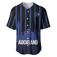 New Zealand Auckland Football Custom Baseball Jersey Go City of Sails Est 2025 LT14 Black - Polynesian Pride
