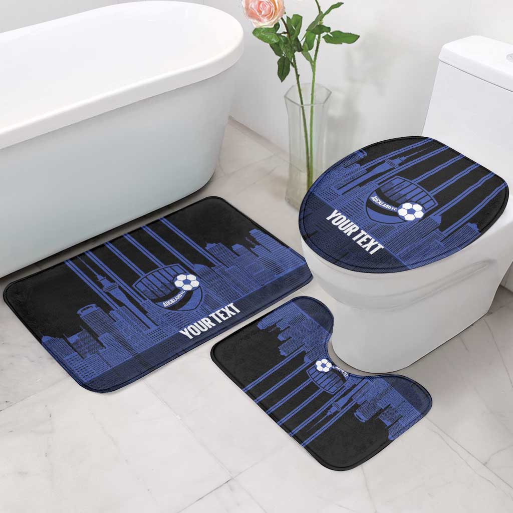 New Zealand Auckland Football Custom Bathroom Set Go City of Sails Est 2025 LT14 - Polynesian Pride
