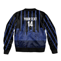 New Zealand Auckland Football Custom Bomber Jacket Go City of Sails Est 2025 LT14 - Polynesian Pride