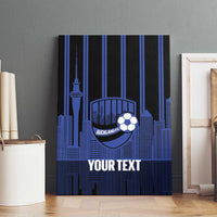 New Zealand Auckland Football Custom Canvas Wall Art Go City of Sails Est 2025 LT14 - Polynesian Pride