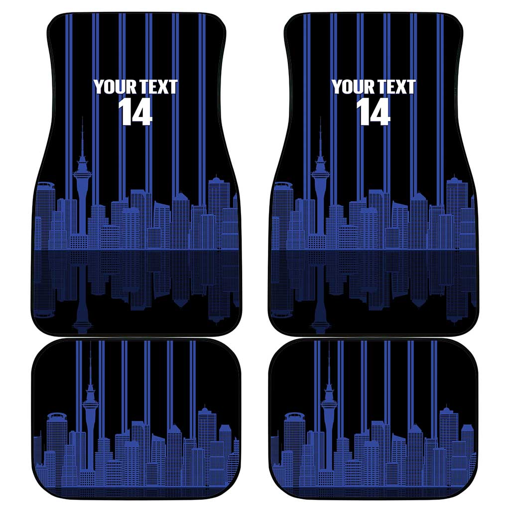 New Zealand Auckland Football Custom Car Mats Go City of Sails Est 2025 LT14 - Polynesian Pride