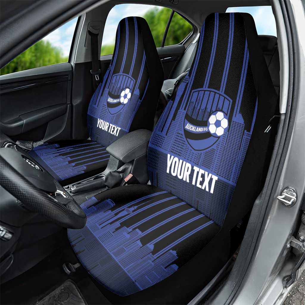 New Zealand Auckland Football Custom Car Seat Cover Go City of Sails Est 2025 LT14 - Polynesian Pride