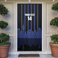 New Zealand Auckland Football Custom Door Cover Go City of Sails Est 2025 LT14 Black - Polynesian Pride