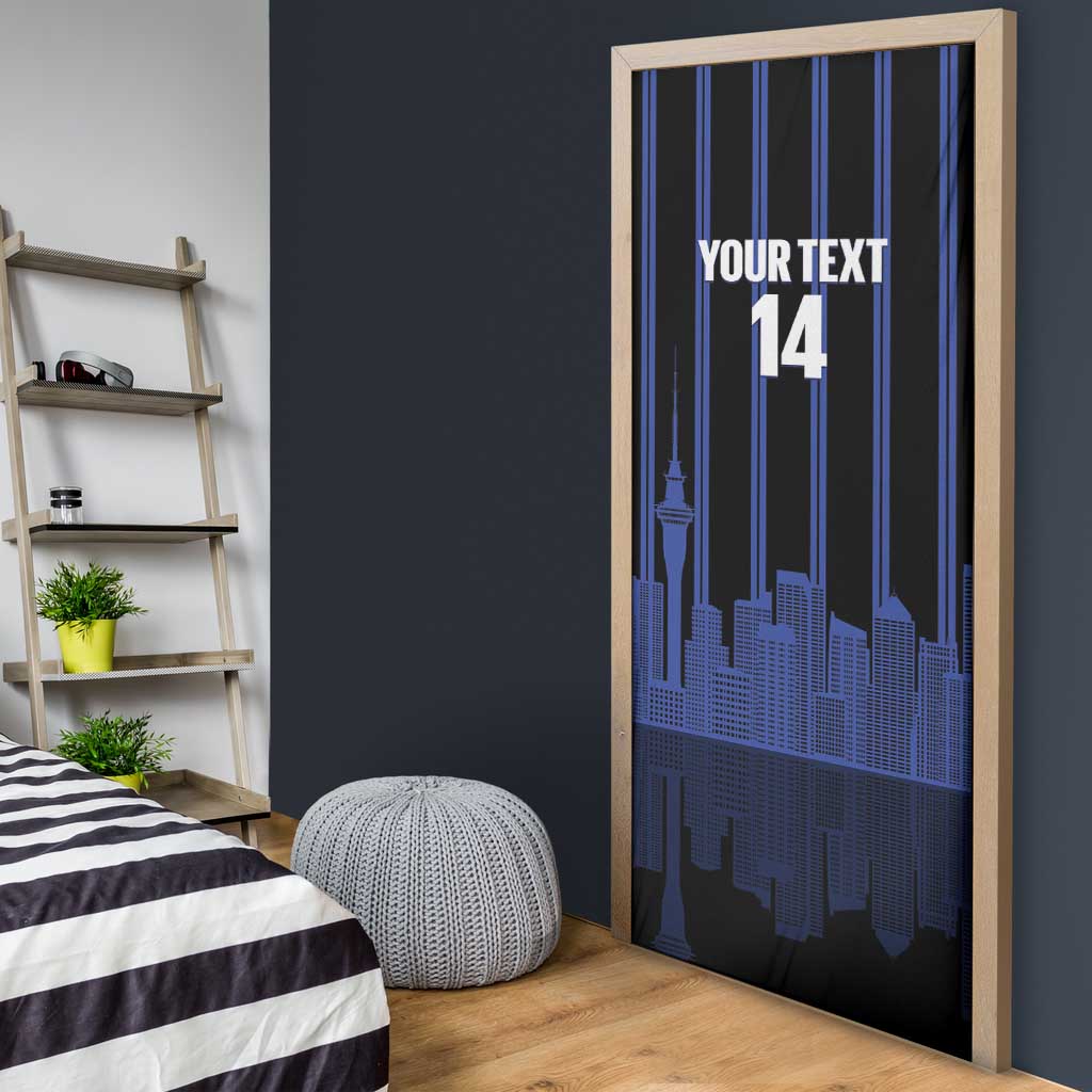 New Zealand Auckland Football Custom Door Cover Go City of Sails Est 2025 LT14 - Polynesian Pride