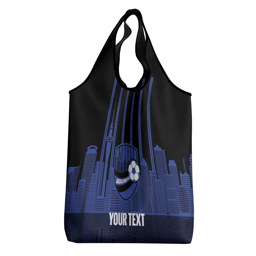New Zealand Auckland Football Custom Grocery Bag Go City of Sails Est 2025 LT14 - Polynesian Pride
