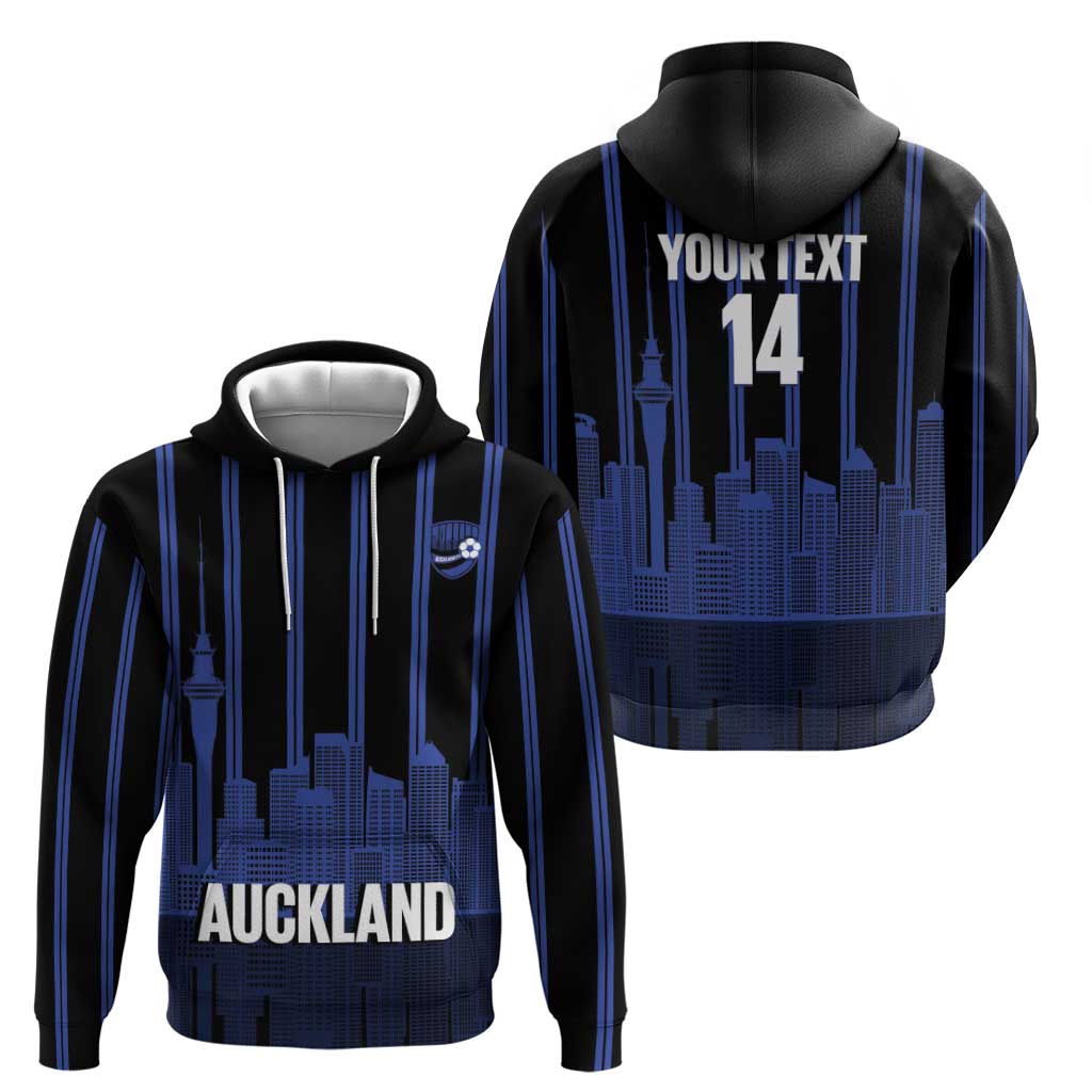 New Zealand Auckland Football Custom Hoodie Go City of Sails Est 2025 LT14 - Polynesian Pride