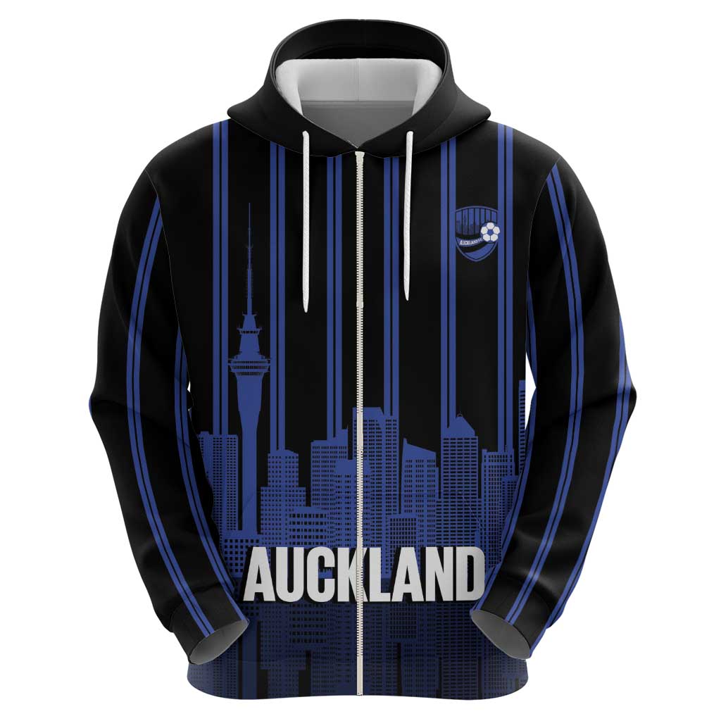 New Zealand Auckland Football Custom Hoodie Go City of Sails Est 2025 LT14 - Polynesian Pride