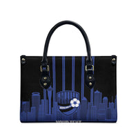 New Zealand Auckland Football Custom Leather Bag Go City of Sails Est 2025 LT14 - Polynesian Pride