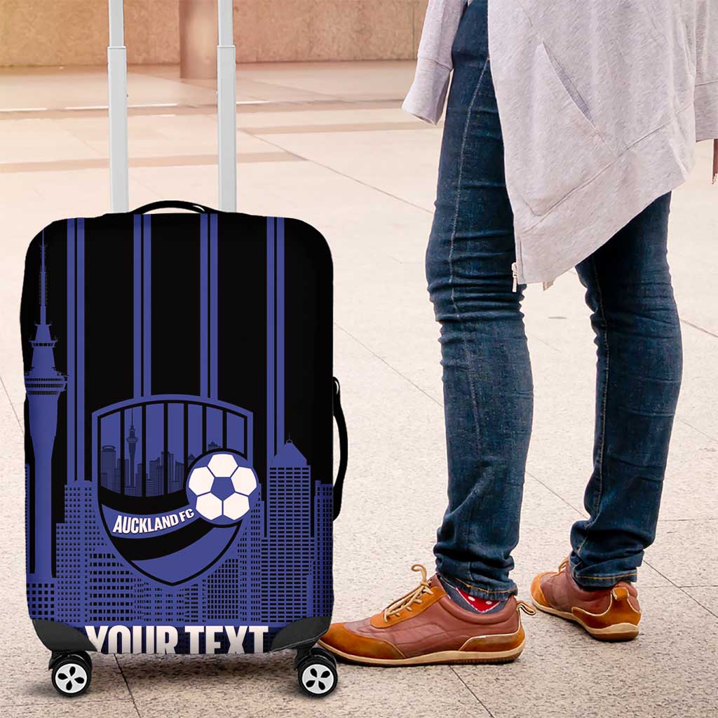 New Zealand Auckland Football Custom Luggage Cover Go City of Sails Est 2025