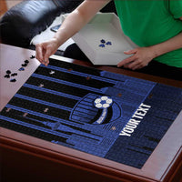 New Zealand Auckland Football Custom Puzzle Go City of Sails Est 2025 LT14 - Polynesian Pride