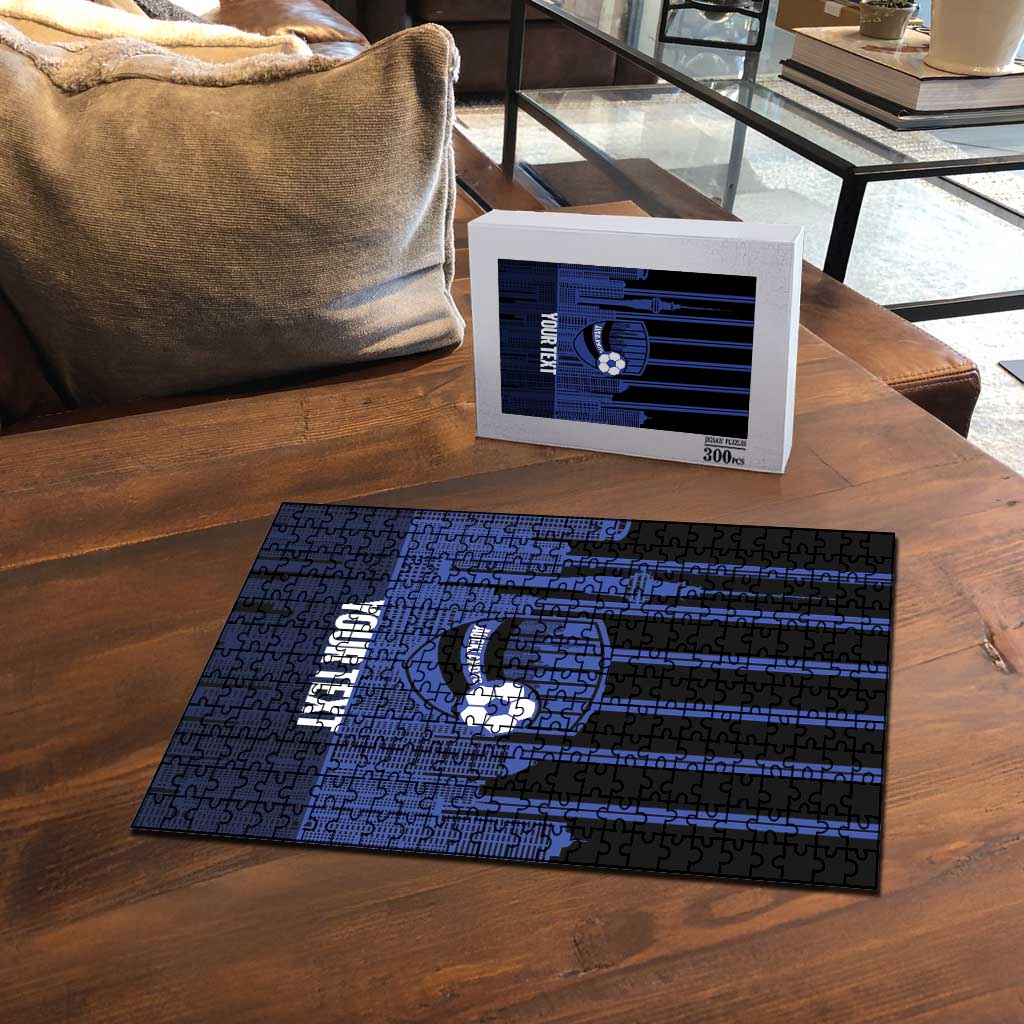 New Zealand Auckland Football Custom Puzzle Go City of Sails Est 2025 LT14 - Polynesian Pride