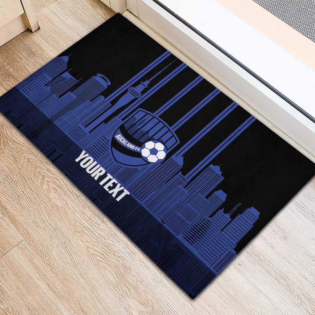 New Zealand Auckland Football Custom Rubber Doormat Go City of Sails Est 2025 LT14 - Polynesian Pride