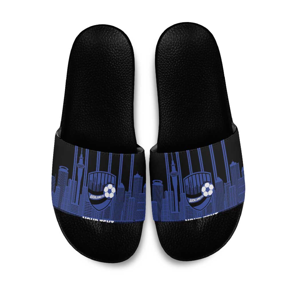 New Zealand Auckland Football Custom Slide Sandals Go City of Sails Est 2025