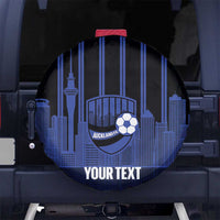 New Zealand Auckland Football Custom Spare Tire Cover Go City of Sails Est 2025 LT14 No hole Black - Polynesian Pride