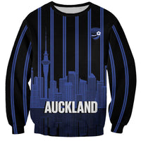 New Zealand Auckland Football Custom Sweatshirt Go City of Sails Est 2025 LT14 Unisex Black - Polynesian Pride