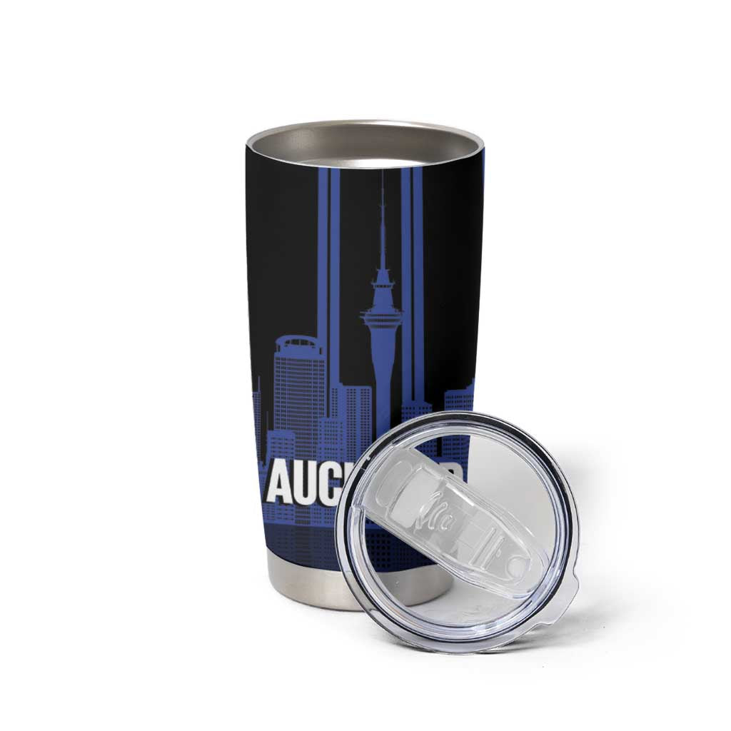 New Zealand Auckland Football Custom Tumbler Cup Go City of Sails Est 2025 LT14 - Polynesian Pride