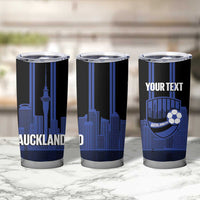New Zealand Auckland Football Custom Tumbler Cup Go City of Sails Est 2025 LT14 - Polynesian Pride