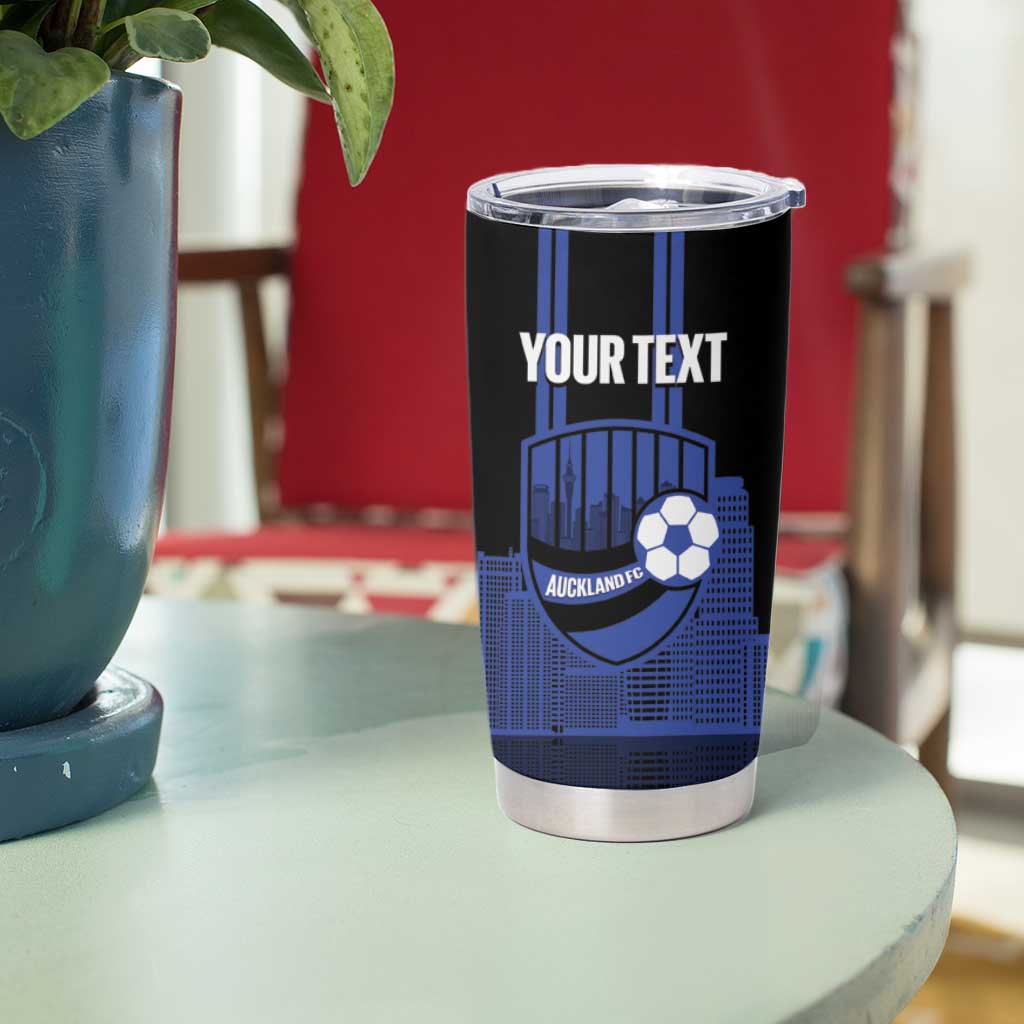 New Zealand Auckland Football Custom Tumbler Cup Go City of Sails Est 2025 LT14 - Polynesian Pride
