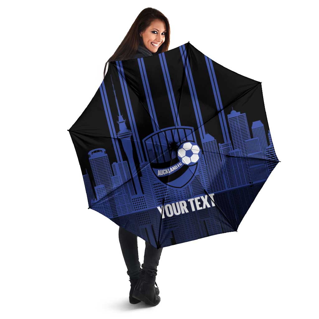New Zealand Auckland Football Custom Umbrella Go City of Sails Est 2025 LT14 - Polynesian Pride