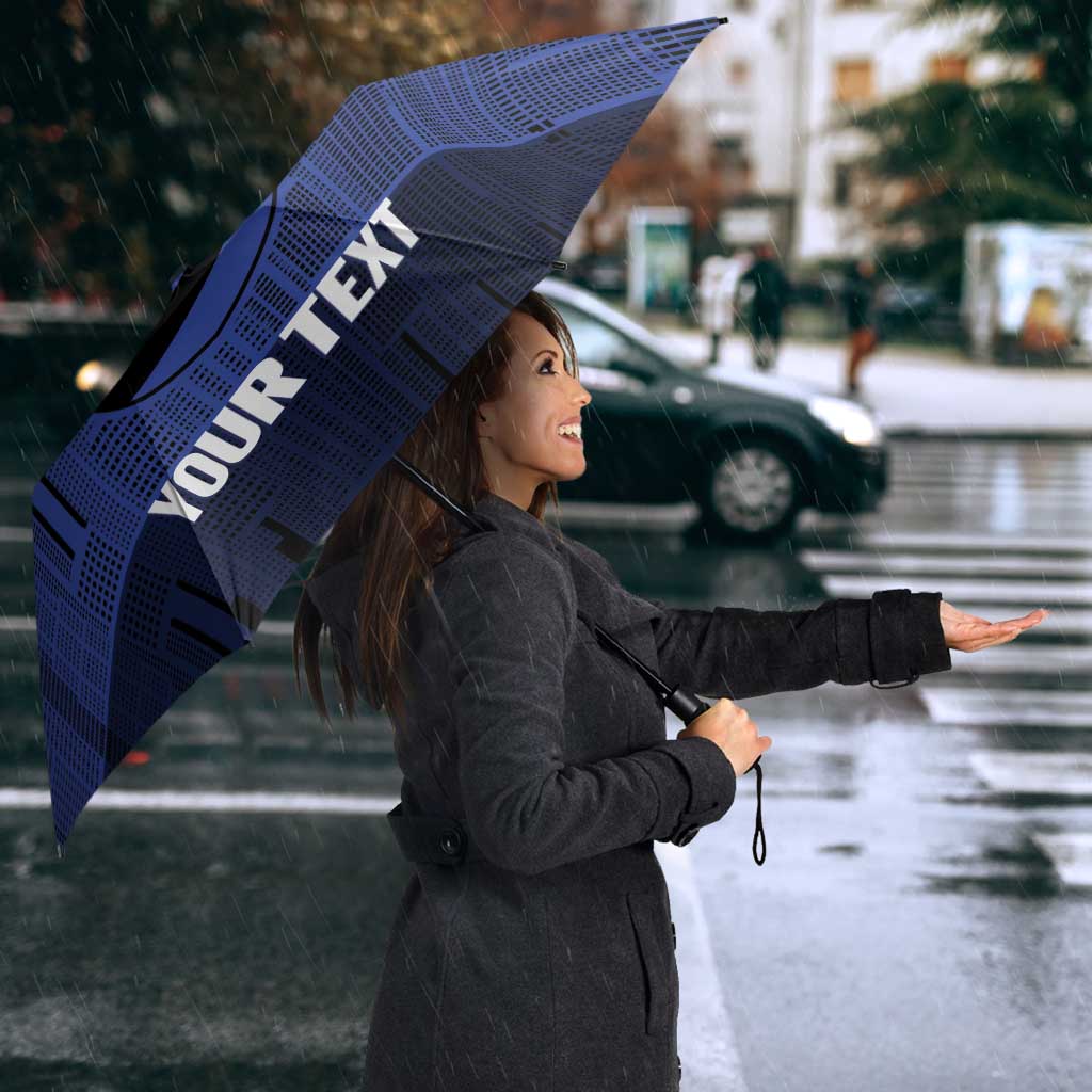 New Zealand Auckland Football Custom Umbrella Go City of Sails Est 2025 LT14 - Polynesian Pride