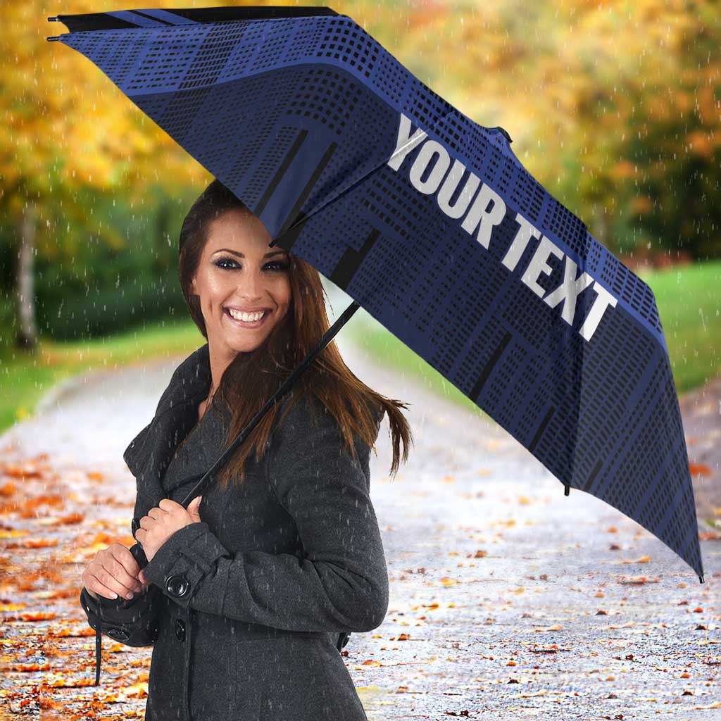 New Zealand Auckland Football Custom Umbrella Go City of Sails Est 2025 LT14 - Polynesian Pride