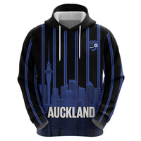 New Zealand Auckland Football Custom Zip Hoodie Go City of Sails Est 2025 LT14 - Polynesian Pride