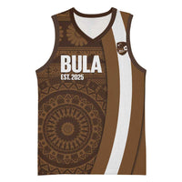 Bula Fiji Football Custom Basketball Jersey One Vanua One Team Tapa Pattern