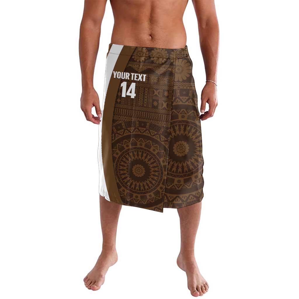 Bula Fiji Football Custom Lavalava One Vanua One Team Tapa Pattern