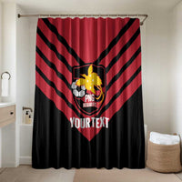 Hekari Papua New Guinea Football Custom Bathroom Set Go PNG Red Army