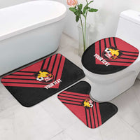 Hekari Papua New Guinea Football Custom Bathroom Set Go PNG Red Army