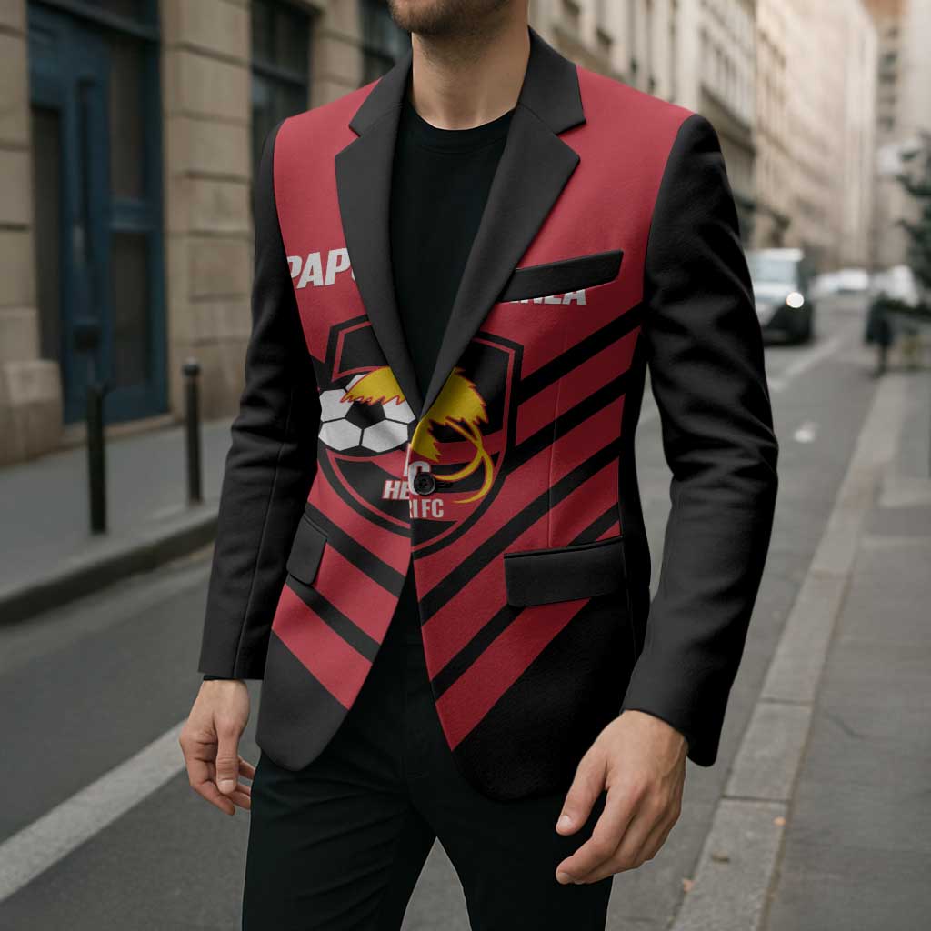 Hekari Papua New Guinea Football Custom Blazer Go PNG Red Army