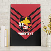 Hekari Papua New Guinea Football Custom Canvas Wall Art Go PNG Red Army