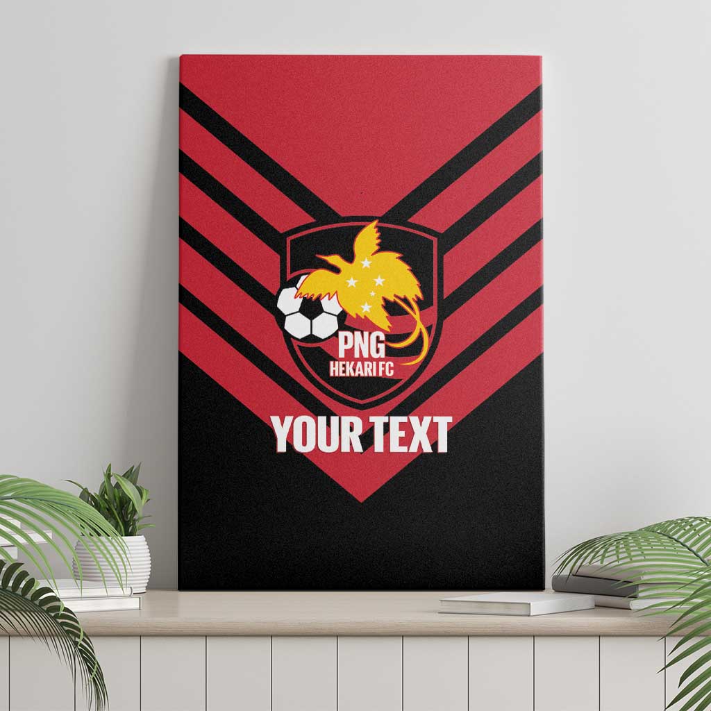 Hekari Papua New Guinea Football Custom Canvas Wall Art Go PNG Red Army
