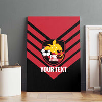 Hekari Papua New Guinea Football Custom Canvas Wall Art Go PNG Red Army