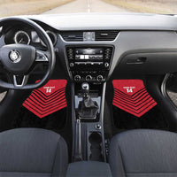 Hekari Papua New Guinea Football Custom Car Mats Go PNG Red Army