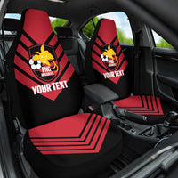 Hekari Papua New Guinea Football Custom Car Seat Cover Go PNG Red Army LT14 One Size Red - Polynesian Pride