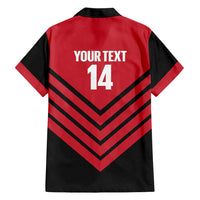 Hekari Papua New Guinea Football Custom Family Matching Summer Maxi Dress and Hawaiian Shirt Go PNG Red Army LT14 - Polynesian Pride