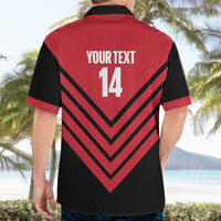 Hekari Papua New Guinea Football Custom Hawaiian Shirt Go PNG Red Army