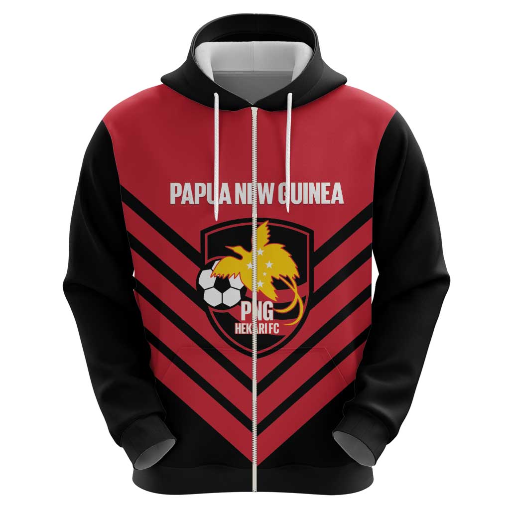 Hekari Papua New Guinea Football Custom Hoodie Go PNG Red Army