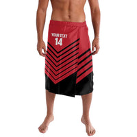 Hekari Papua New Guinea Football Custom Lavalava Go PNG Red Army