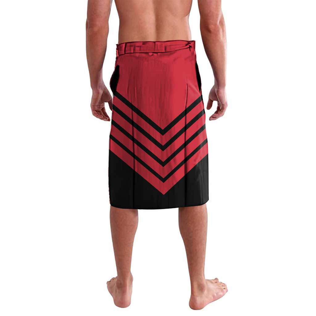 Hekari Papua New Guinea Football Custom Lavalava Go PNG Red Army