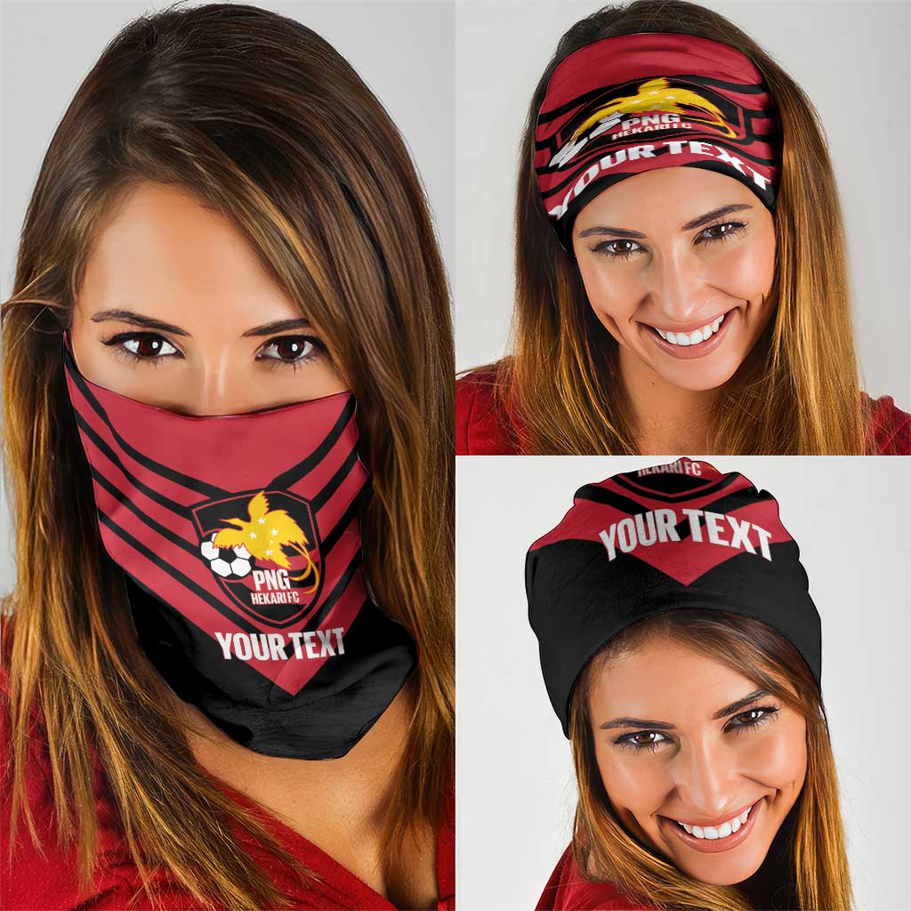 Hekari Papua New Guinea Football Custom Neck Gaiter Go PNG Red Army