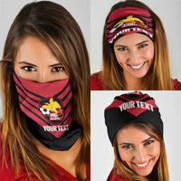 Hekari Papua New Guinea Football Custom Neck Gaiter Go PNG Red Army