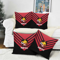 Hekari Papua New Guinea Football Custom Pillow Cover Go PNG Red Army