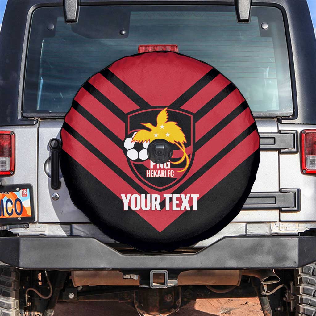 Hekari Papua New Guinea Football Custom Spare Tire Cover Go PNG Red Army LT14 Red - Polynesian Pride