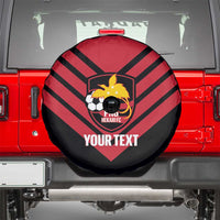 Hekari Papua New Guinea Football Custom Spare Tire Cover Go PNG Red Army LT14 - Polynesian Pride