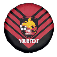 Hekari Papua New Guinea Football Custom Spare Tire Cover Go PNG Red Army LT14 - Polynesian Pride