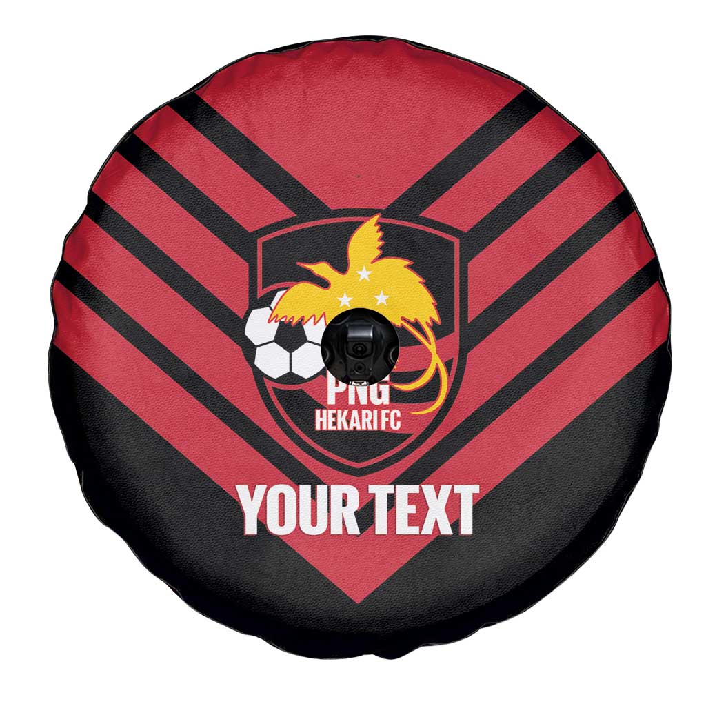 Hekari Papua New Guinea Football Custom Spare Tire Cover Go PNG Red Army LT14 - Polynesian Pride